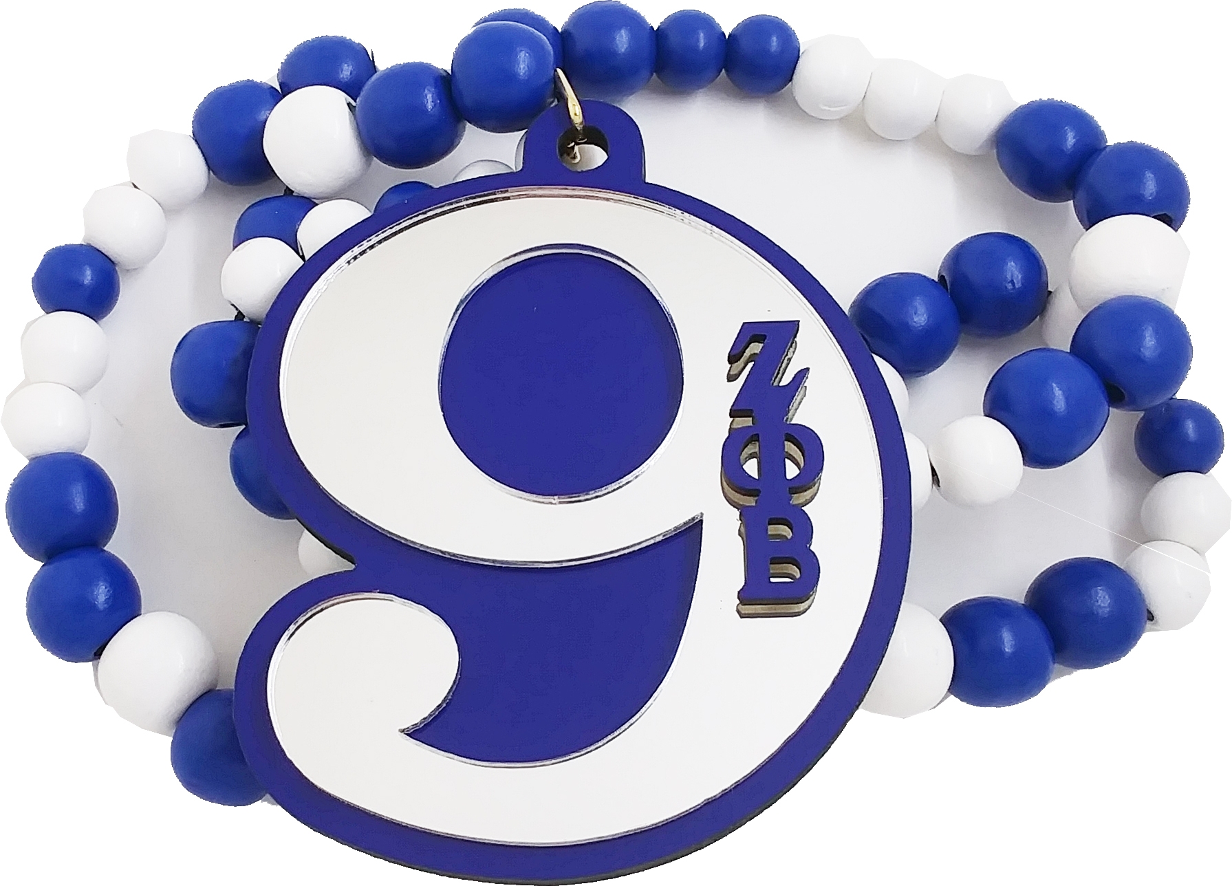Line Number Tiki Necklace #7 Zeta Phi Beta